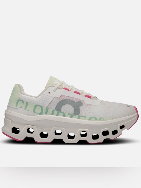 On Clouds Shoes - On Cloudmonster WHITE LIMA Women's Running Shoes 10.5 NEW